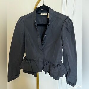 Elizabeth and James black peplum jacket. Size 4